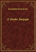 O Duchu Świętym - ebook