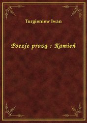 : Poezje prozą : Kamień - ebook