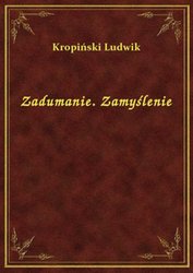 : Zadumanie. Zamyślenie - ebook